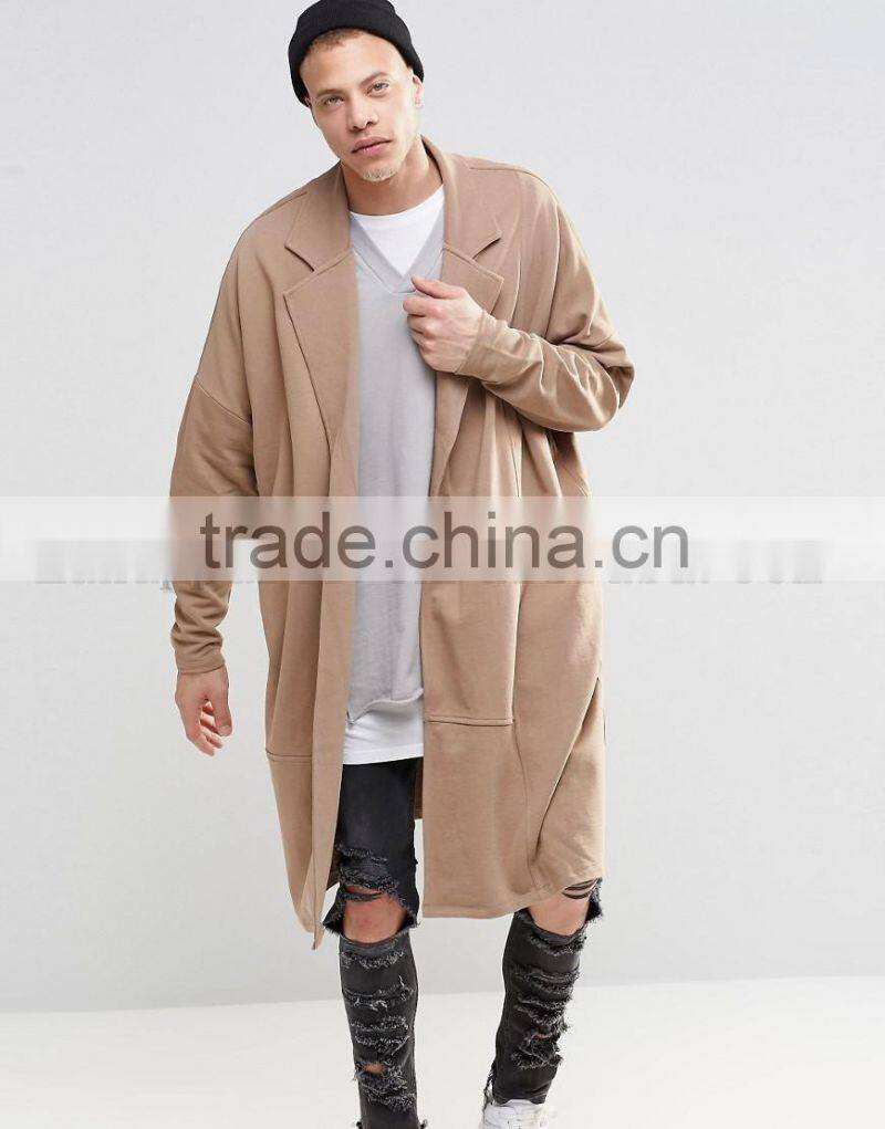 2016 Wholesale Man Jacket Oversized Fit Long Line Style Jacket
