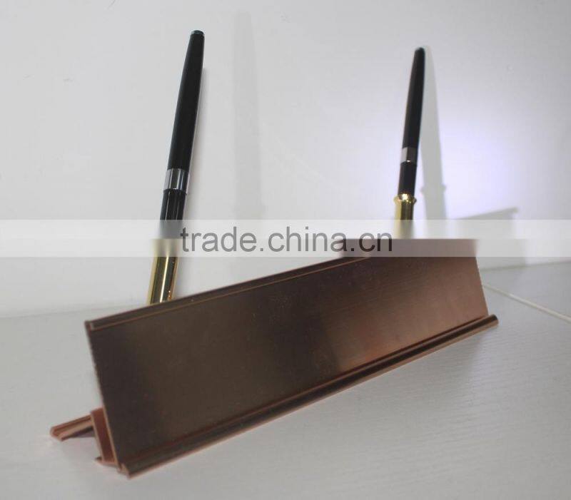 Nameplate Sign holder with pens