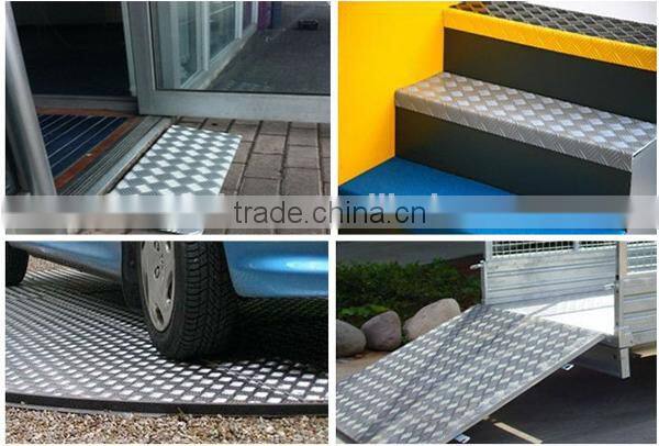Skid proof stucco embossed aluminum sheet 3003 h112 aluminium tread sheet