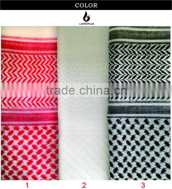 classic arab square head hijab scarf