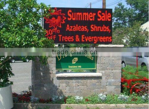 Mexico---programmable billboards screen signs Sports stadium perimeter LED P10mm display message board panel