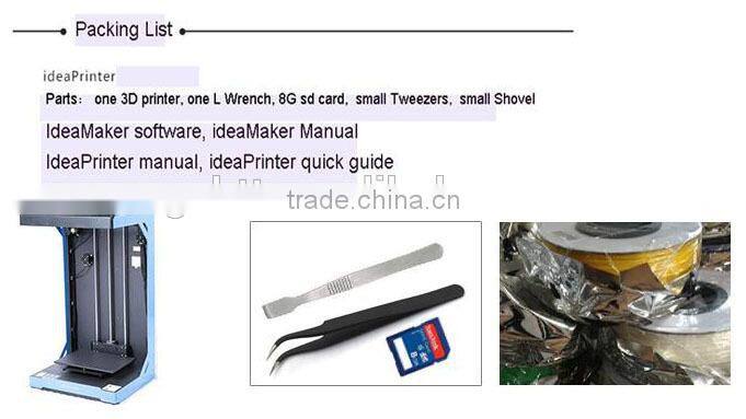 FDM large 3D printer / FDM digital 3D printer max printing size 305*205*575mm