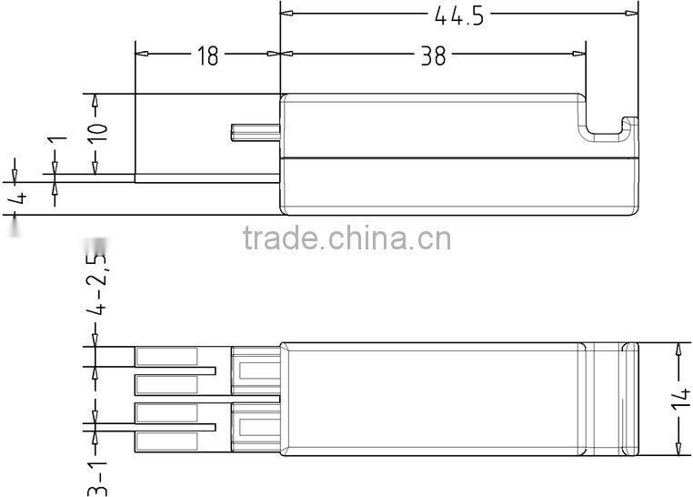 xDSL over POTS splitter module for R&M MDF