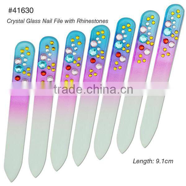 Color Handle Glass Nail File