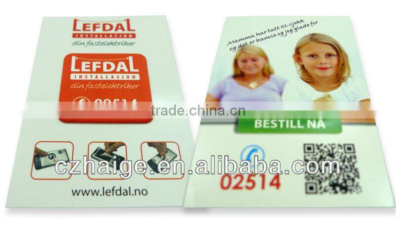 colorful microfiber mobile sticker