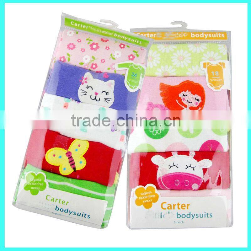 Wholesale 5 pack carter bodysuit adorable baby clothes, rompers baby girl and boy