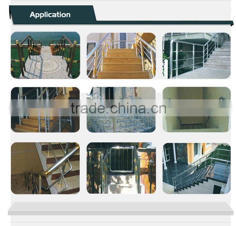aluminum exterior handrail lowes/stainless steel removable handrail/building materials
