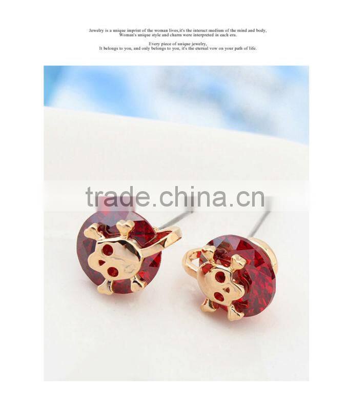 11084 AAA excellent zircon artificial jewellery micro pave earrings