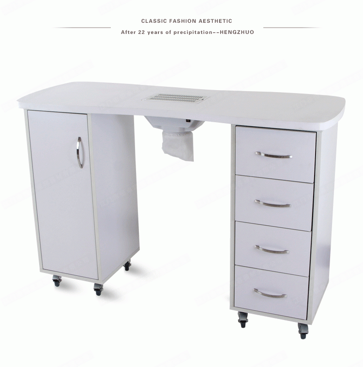 HOT salon nail art manicure table, white manicure table, manicure tables sale