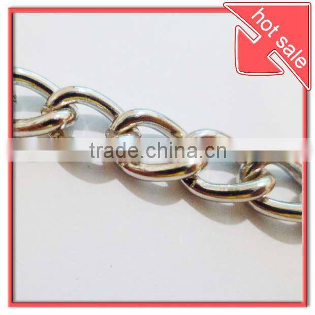silver color metal handbag chain for bag,bag hardware,accessory(any size can offer)