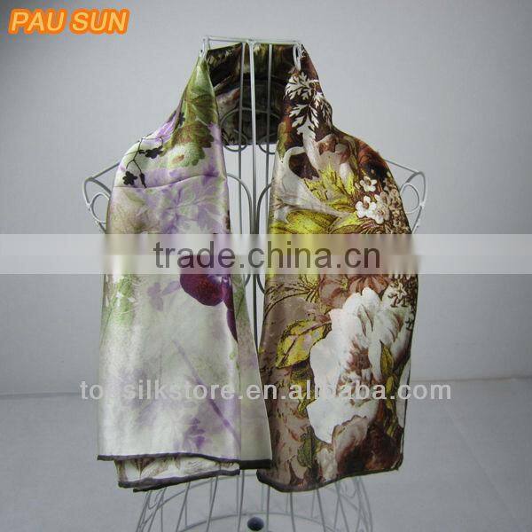 Modern 100 silk scarf square