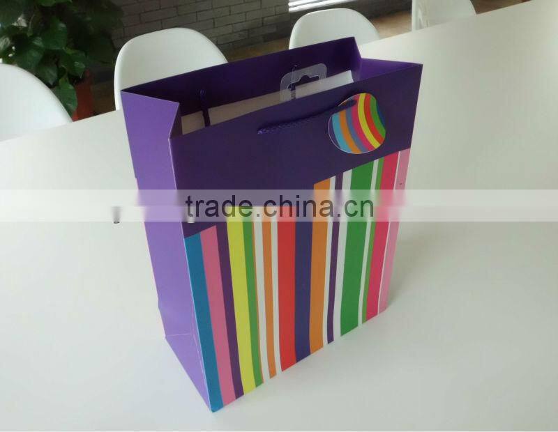 kraft polka dot paper bags