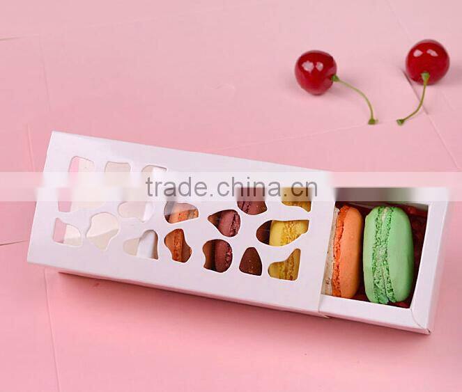 Macaron box 9*5.5*5.5cm 18*9*5.5cm Can customized