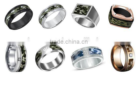 8mm hammer surface titanium carbon fiber ring