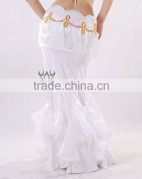 Fish Mermaid Belly Dance Costume Skirts for Performance (QC1356)