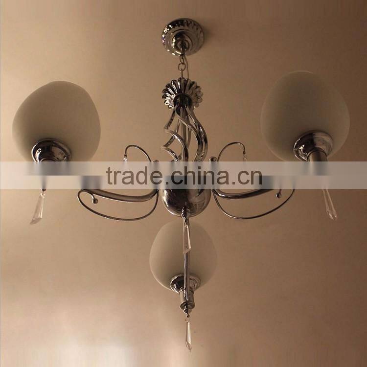 UL SAA CE Modern Colourful Chandeliers & Hanging Lights/ E27 Glass Pendant Lamp Ceiling Light MD-5114-3