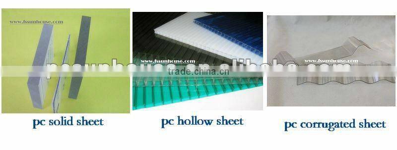 1mm Polycarbonate Clear Plastic Roofing Sheet