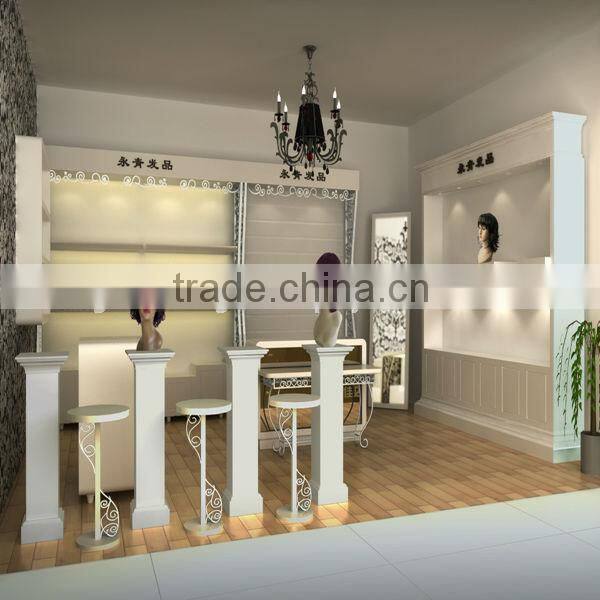 Brazilian remy hair display racks/curly hair displays/straight human hair display fixture