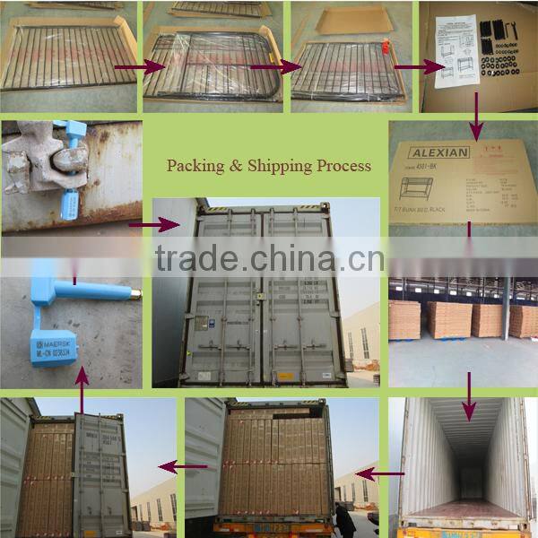 good quality morden design bedroom furniture kids use metal frame double bed