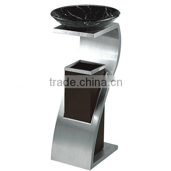 Lobby Stainless Steel Ground Cigarette Dust Bin, Waste Storage Bin Cheap Price