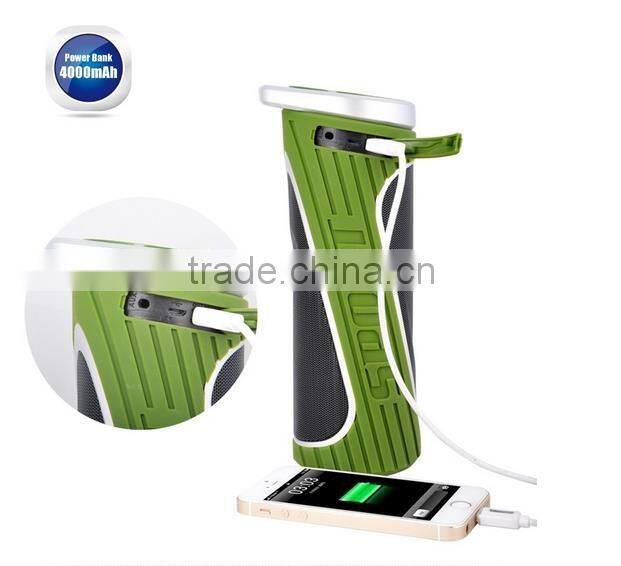 Portable NFC Waterproof Wireless Bluetooth Speaker With Power Bank