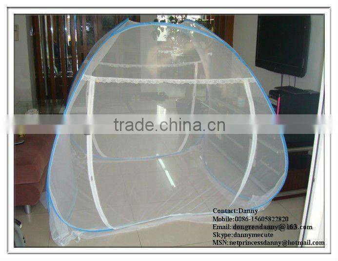 folding and folded pop up mosquito net tent for DRSMN