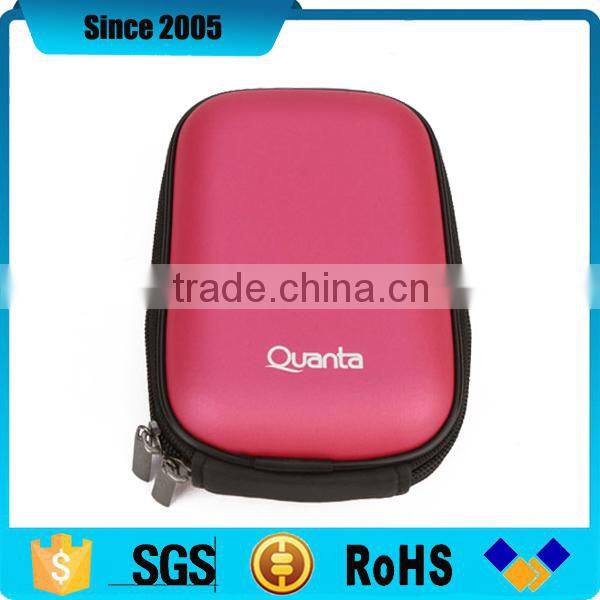 pink leather cover shockproof eva shockproof camera case