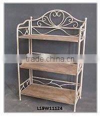 Natural Wood Finish Shabby Recycled Folding Plant Pot