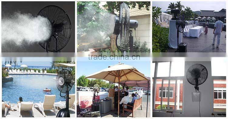 Superior bulk sale professional cool mist outdoor fan