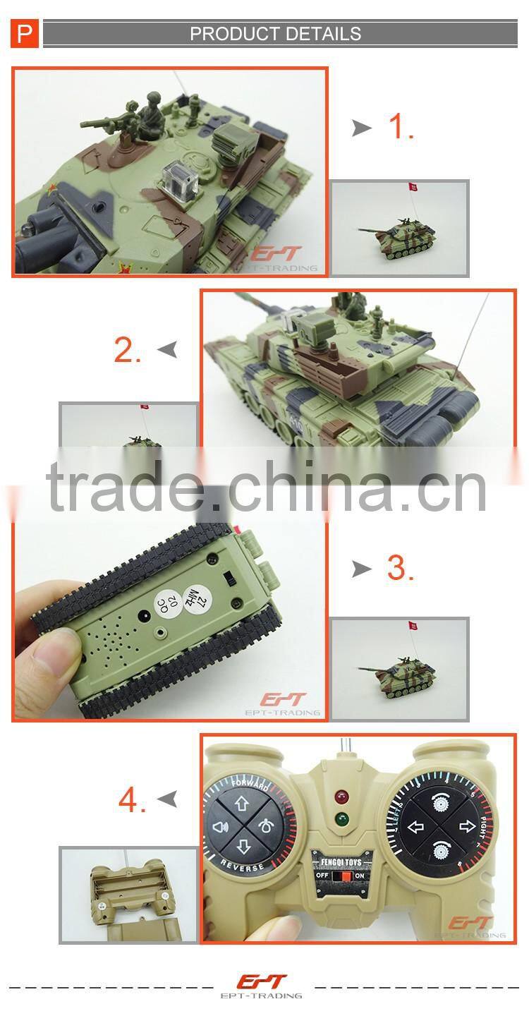 1/64 11ch remote control toy rc military battle tank for kids