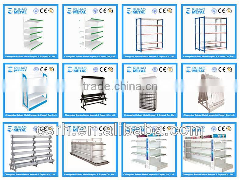 RH-HSXH01 Supermarket Cosmetic Shelf Display Rack With Light Box