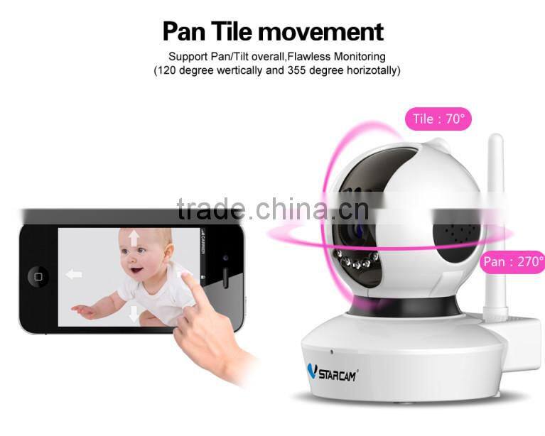 Trade Assurance Supplier ONVIF 1080P/720P pan tilt cmos ir camera wifi wireless sd card ip camera