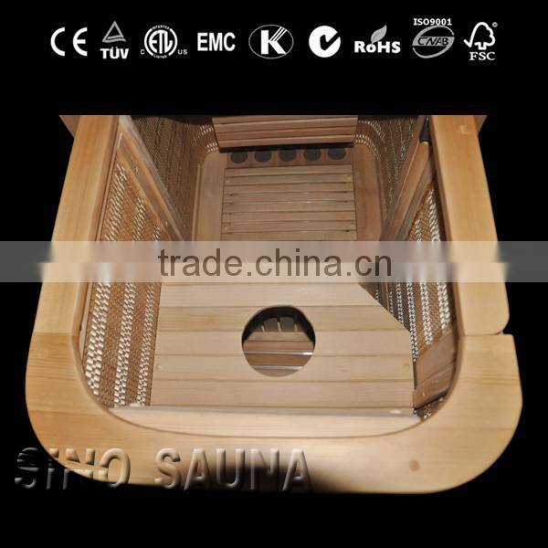 2016 NEW designed half body infrared sauna