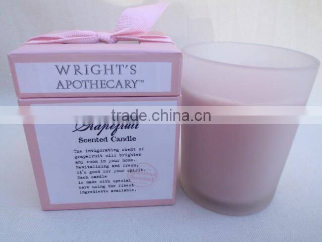 colorful gift candles with natural scent