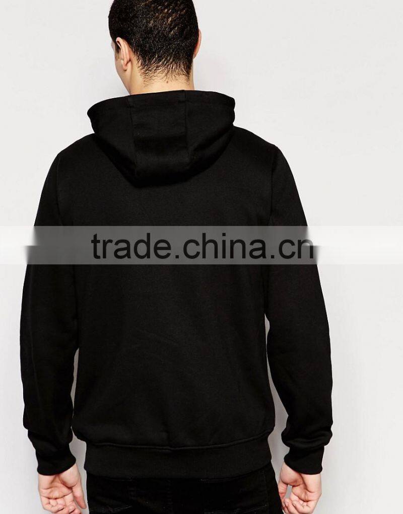Daijun full zip with zipper on the pocket men cheap custom tone good quality 100% cotton oversized hoodie