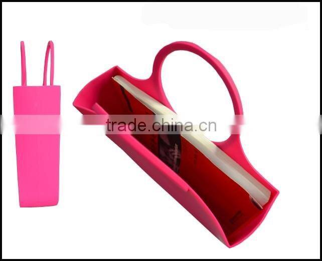 Fashion BPA free waterproof silicone beach woman handbag