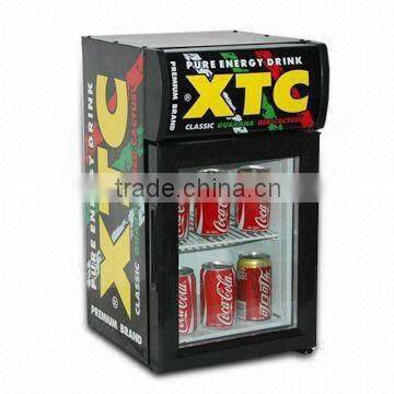 1500L Compressor three glass doors upright display showcase