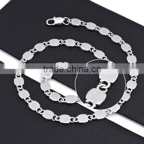 High quality stainless steel bicycle chain necklace (QN10032)