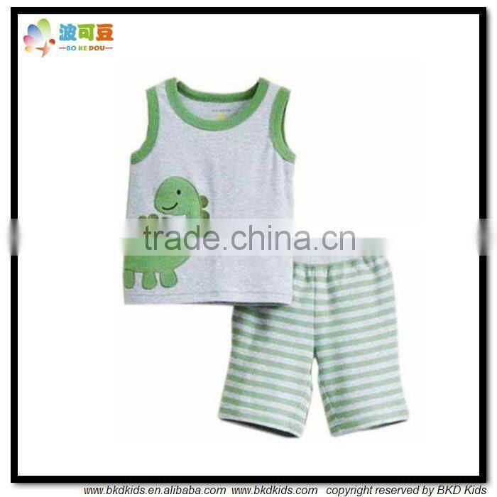 BKD green 0-24M baby boy tank top
