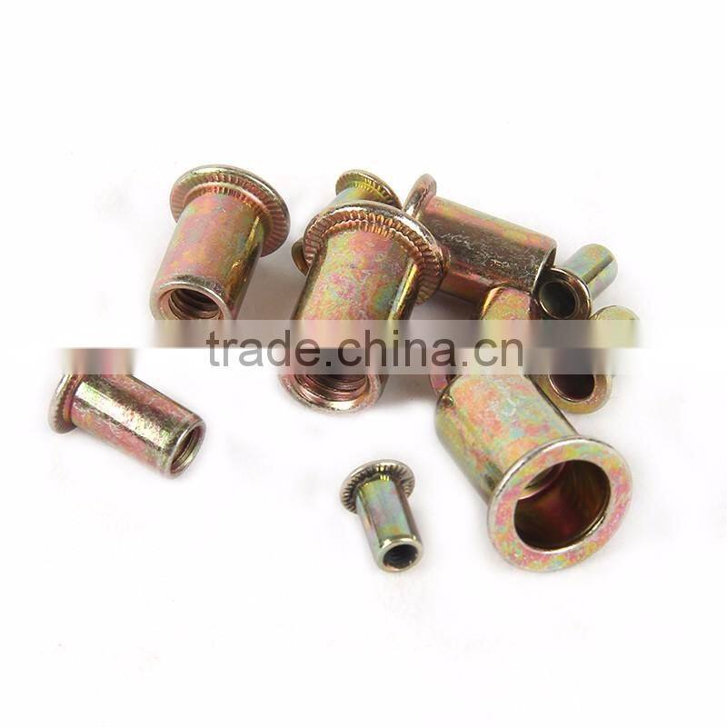 Hot sale internal thread closed end riveted nut insert nut