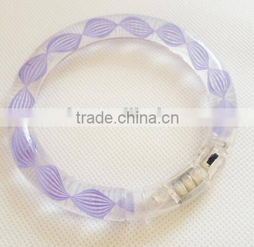 fashion acrylic led bangle bracelet