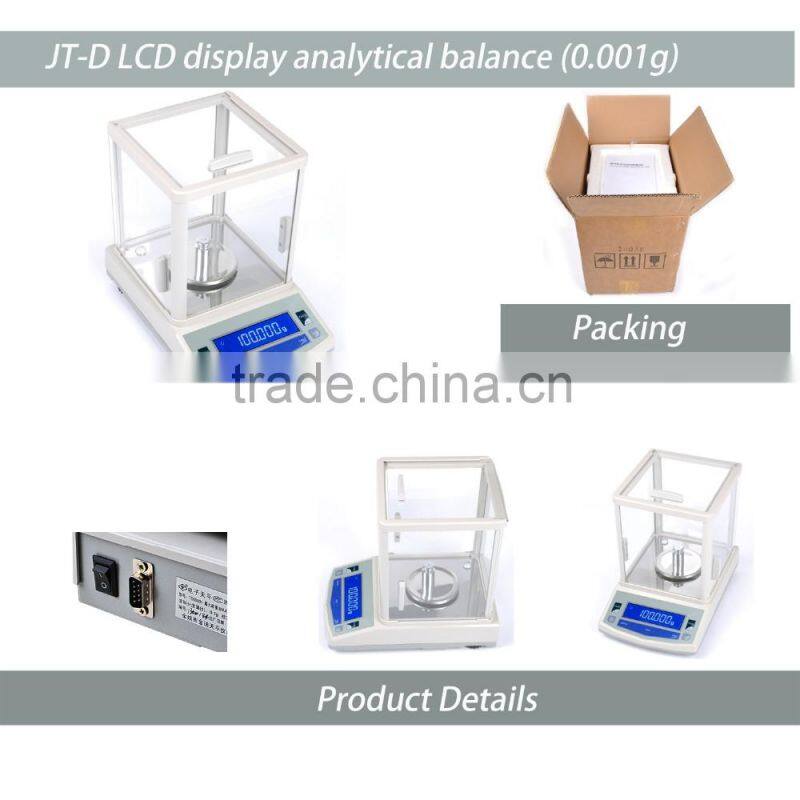 jinnuo electronic balance load cell 100g 0.001g high precision jewels scale digital balance laboratory electronic balance