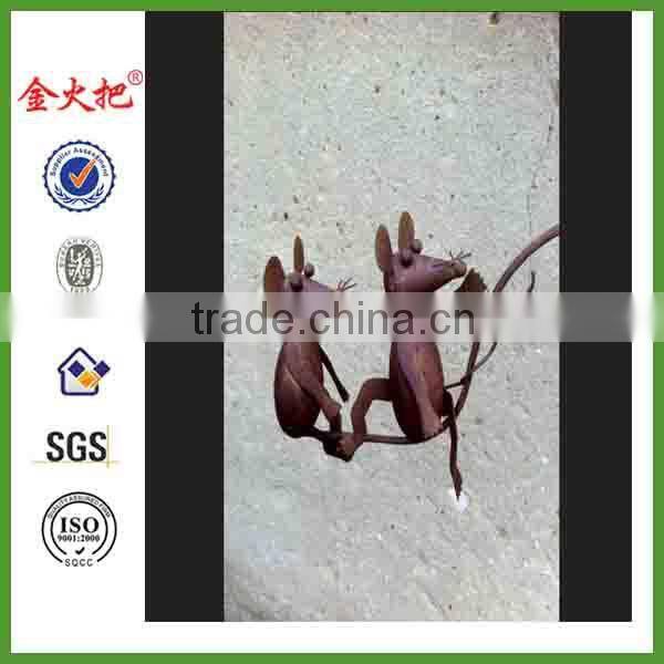 2015 Mobile cat / mouse deco wrought metal garden for sale