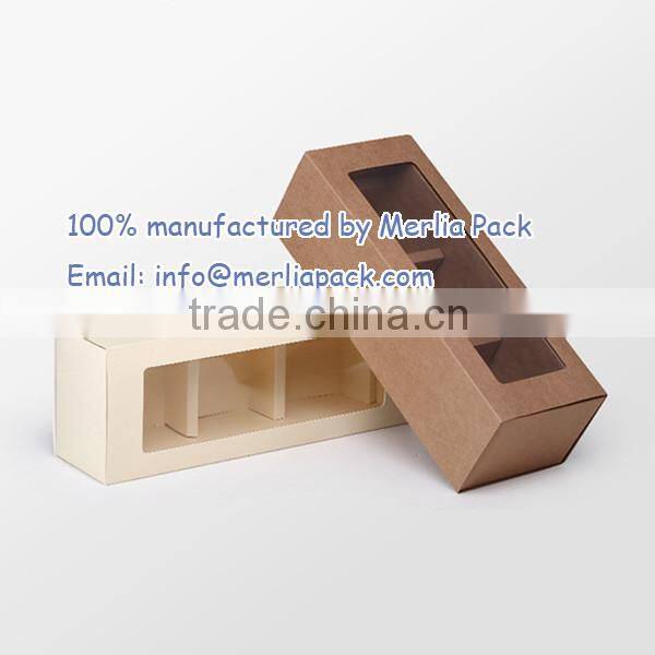 Recycled Natural Kraft Paper Tea Board Box Assortment Tasty Flavor Decaf or Regular Teabags Boxes