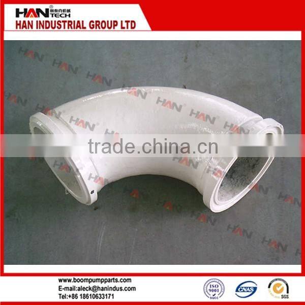 90 degree concrete pump pipe elbow reinforcement elbow OEM concrete pump spare parts for PM
