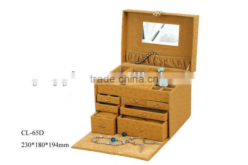 Promotional custom jewelry box packaging wholesale with mirror