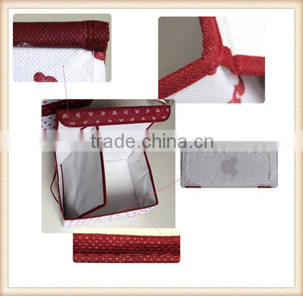 Mickey and footprint non woven foldable storage box for kids