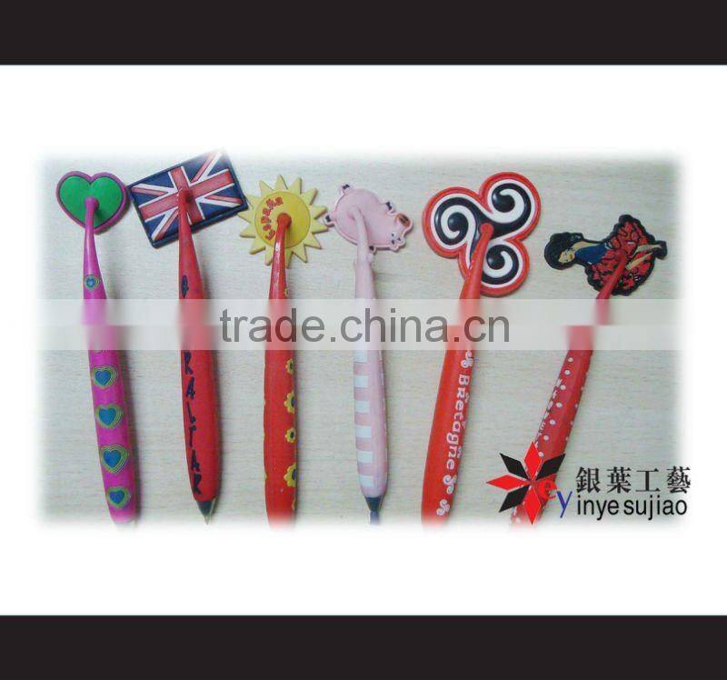 Special Design PVC Magentic Pen Fridge Magnet Pen