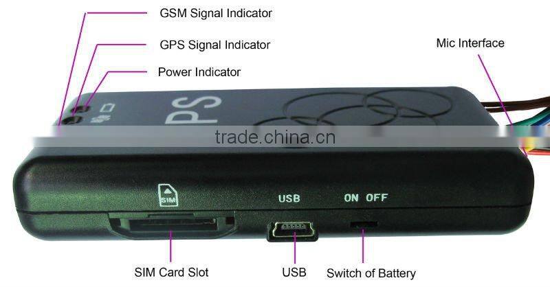 Bluetooth gps car racking and alarm system with strong hidden GPS/GPS Auto car alarm system