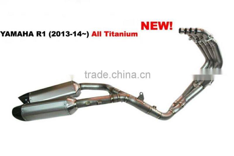 full titanium exhaust system for R1 2009~2014